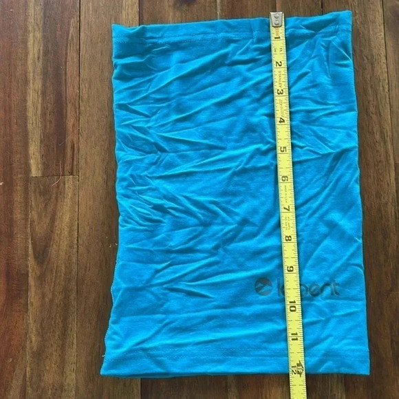 Le Bent definitive le neck warmer bamboo merino wool lightweight 200gm aqua - Picture 6 of 8